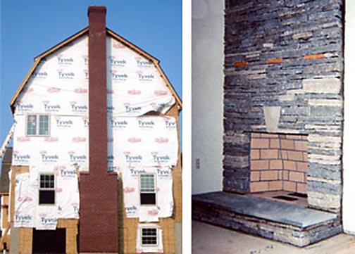 new chimney construction